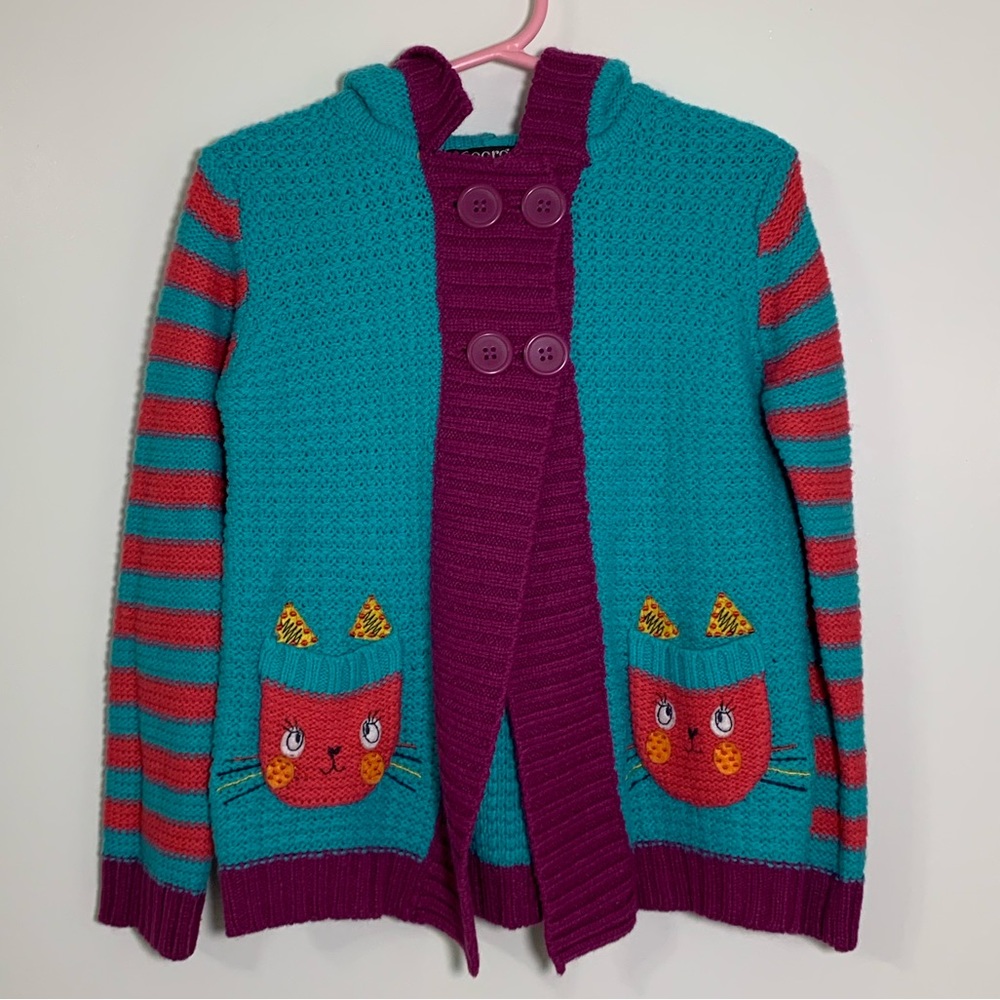 🍒5/$20🍒 George Cat Cardigan - Kids